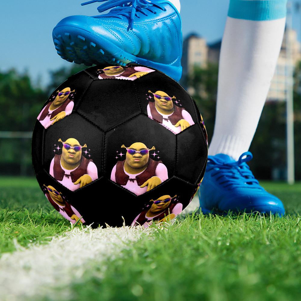 Shrek Theme Size 5 Soccer Ball, Suitable for Both Indoor and Outdoor Matches, a Gift Suitable for Everyone.