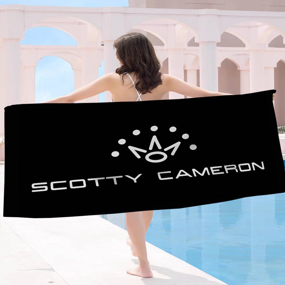 Asciugamano da Spiaggia Golf S-SCOTTY C-CAMERONS Asciugamani da Bagno Colorati per Ragazza Microfibra Asciugatura Rapida Personalizzato Senza Sabbia Spiaggia Yoga Spa Palestra Piscina