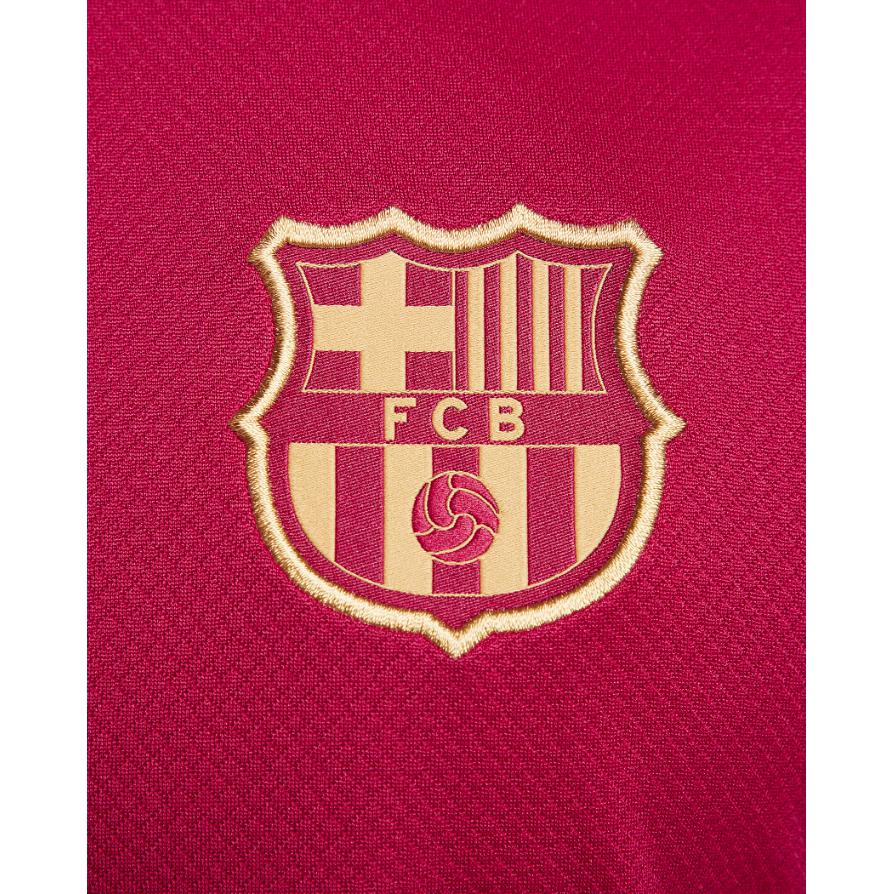 Nike Dri-Fit Soccer Knit Top Color Block Logo Print Crew Neck Short Sleeve T-Shirt Men Tops Red FJ5439-621