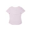Nike Swoosh Dri-Fit Quick-Dry Breathable Fashion Short Sleeve T-Shirt Women Tops Light-Purple DN4557-576