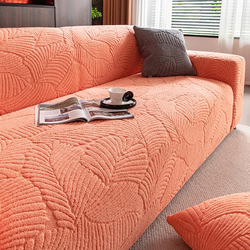 Simple Style Thick and Comfortable Velvet Sofa Cover New Autumn and Winter All Inclusive Universal Sofa Cover