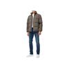 Calvin Klein Minimalist Comfortable Versatile Short Stand Collar Zipper Down Jacket Men Outerwear Brown J326958-PBX