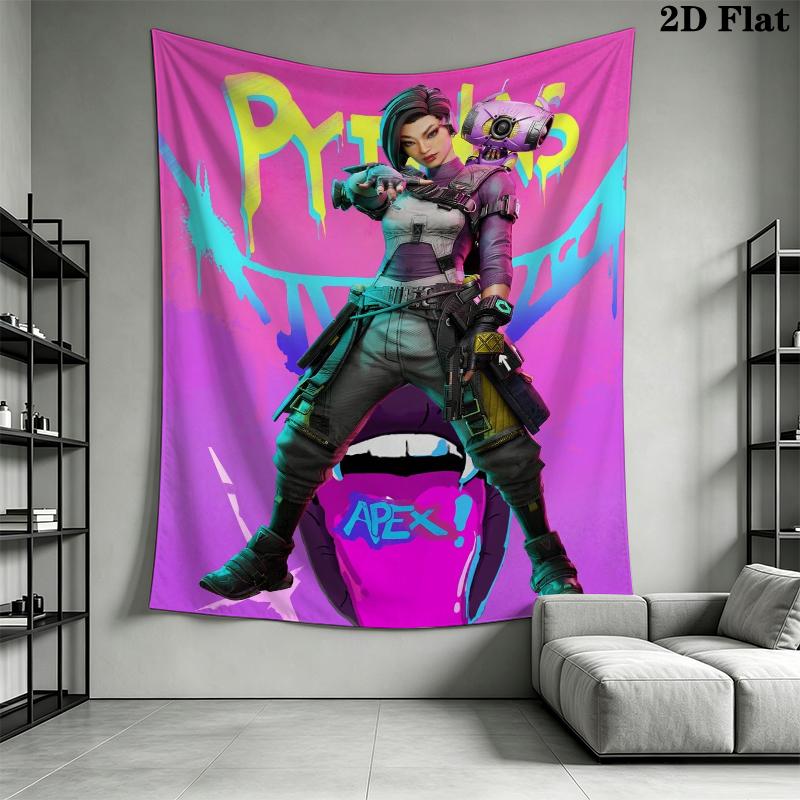 Apex Legends Wall Tapestry Aesthetic Wall Hanging Printed Fabric Blanket Decorative Tapestries for Bedroom Living Room Home Decor