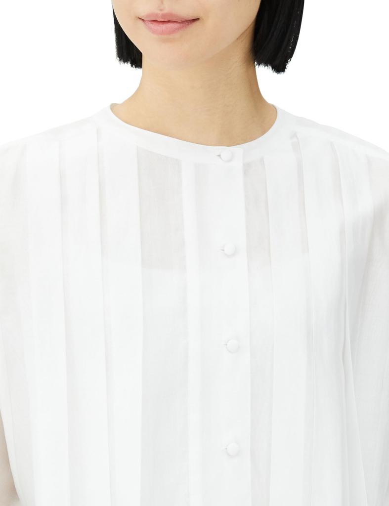 short blouse [Grace Continental] Pin-tuck