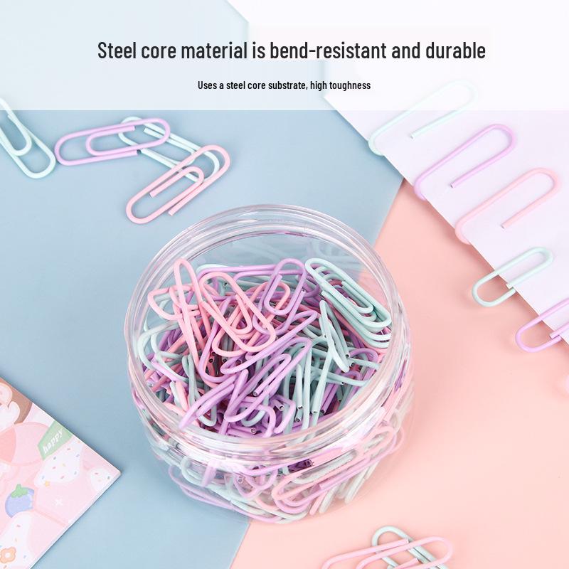 Morandi Color 28mm Metal Paperclips for Office and Finance