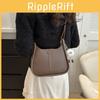 Modern Women's Shoulder Bag Versatile Large Capacity Tote With Stylish Stitching Design