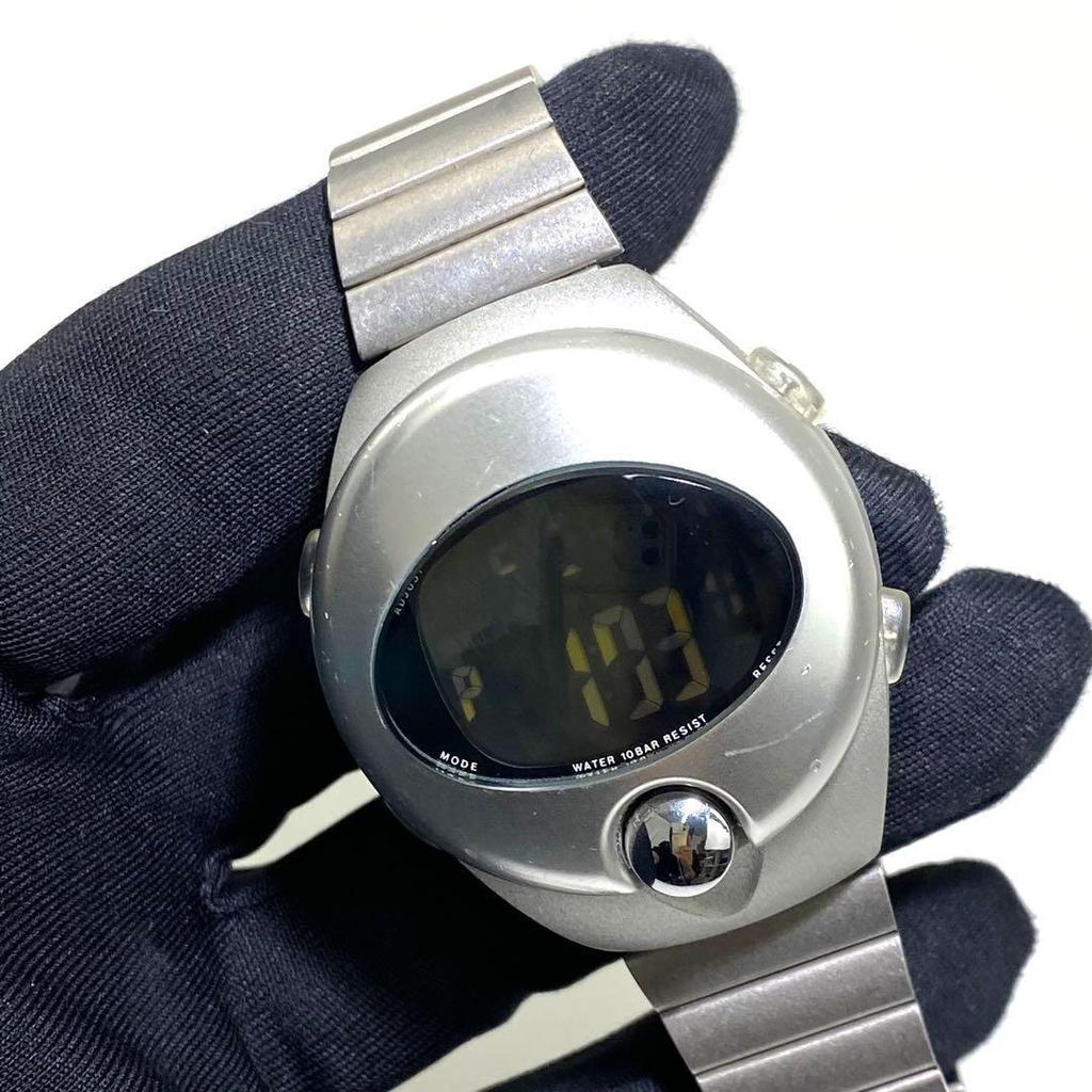 Used Defective LCD 2000s Alba Spoon W650-4060 Watch S000192