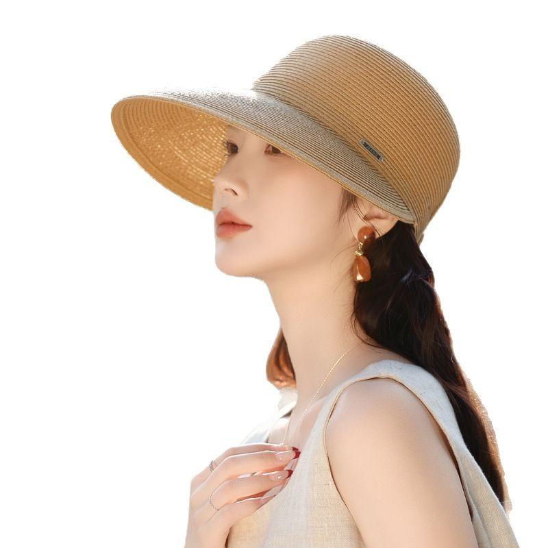Summer new hat women's beach travel vacation raffia straw hat straw sun hat sun hat