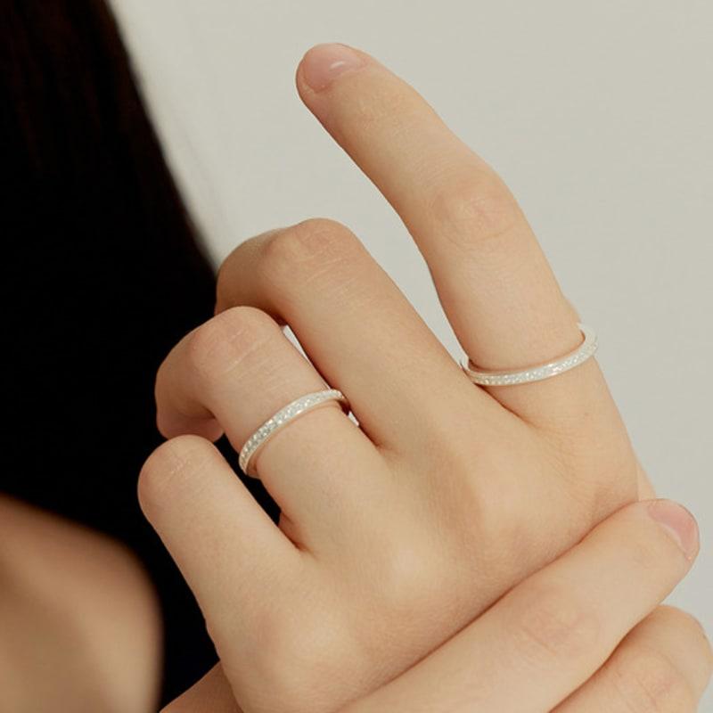 Murmur [925silver]Twinkle Frame Cubic Ring
