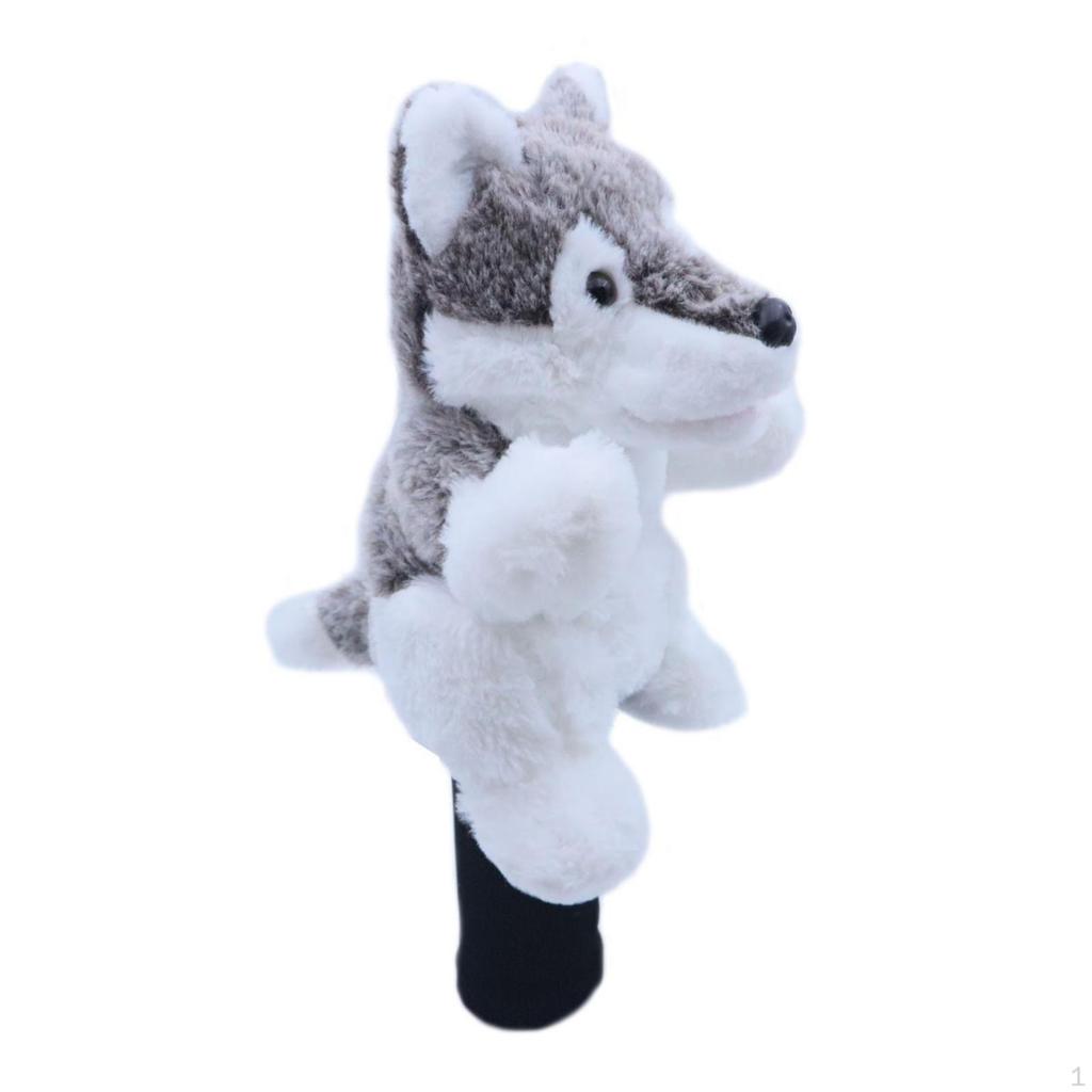 Golf Driver Headcover Furry Animal Cute Soft Club Cover