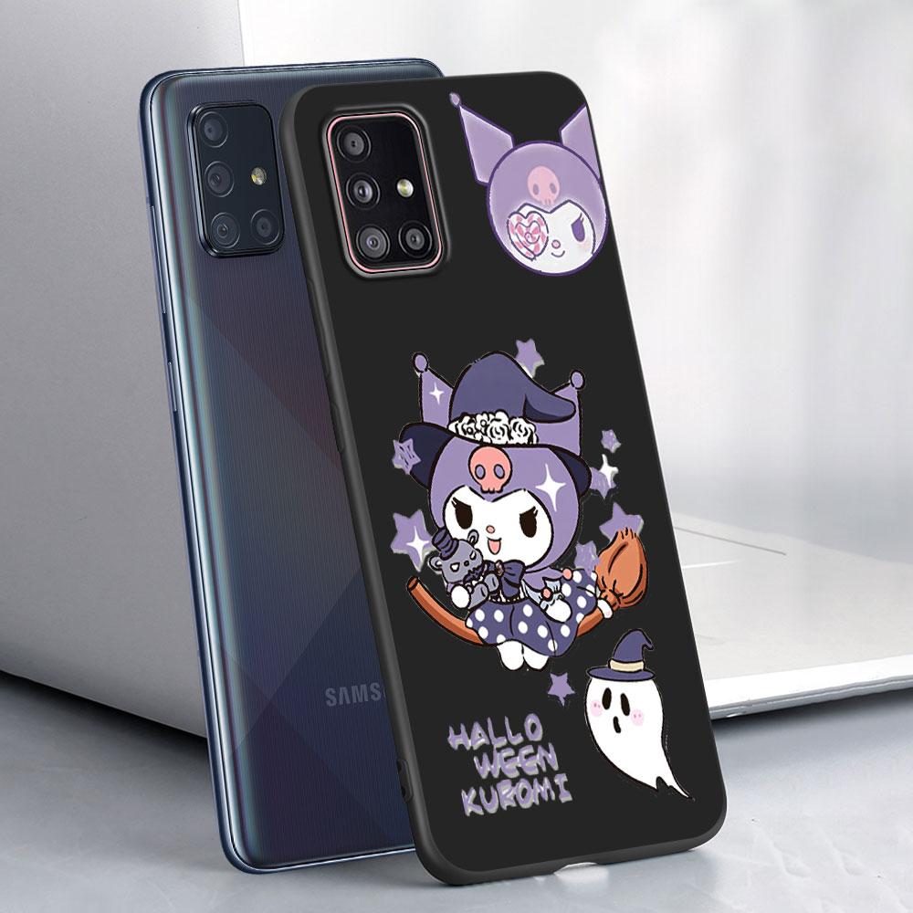 Hello Kitty Kuromi Case for Samsung Galaxy A51 A53 A54 A31 A52 A12 A13 A21s A22 A32 A11 A22 A33 A41 A52s A73 A14 TPU Phone Cover