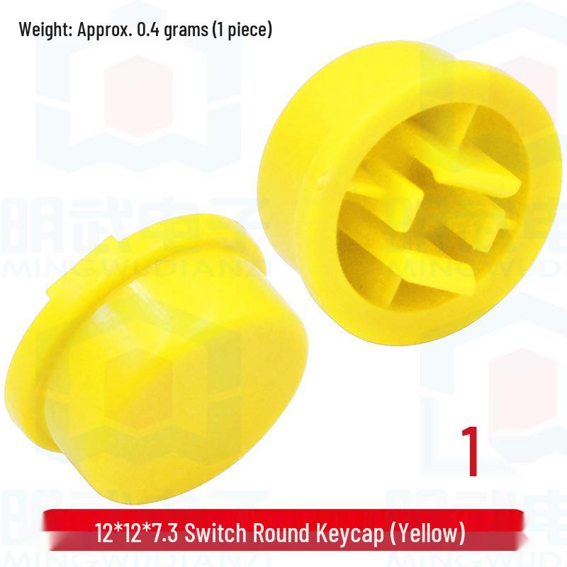 Mingwu Electronics Colorful Round Keycap Switch Caps - B3F Plastic Accessories