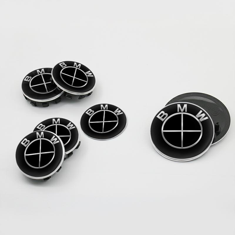 Car Emblem Steering Wheel Center Wheel Rim Center Cover Car Front Rear Logo Badge For BMW F30 F10 E90 E34 E53 E61 E62 Accessorie IH2