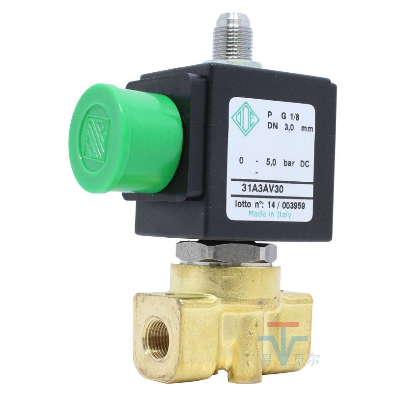 31A3AV30 Italian Brass Miniature Two-Position Three-Way Solenoid Valve