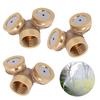 4PCS Copper Irrigation Sprinkler Gold Misting Nozzle Durable Irrigation Sprayer  Garden Irrigation