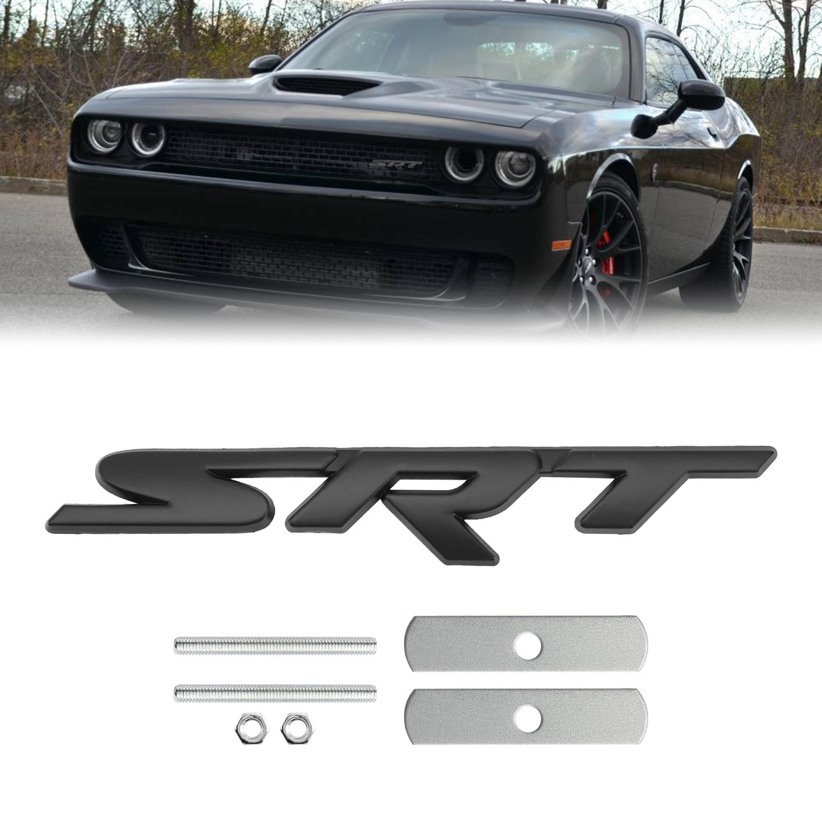 

Черная наклейка на переднюю решетку SRT для Charger Challenger SRT