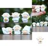 6pcs Cute Cartoon Sheep Handheld Fruit Model Ornament Set For Playroom Decor And Giftgiving