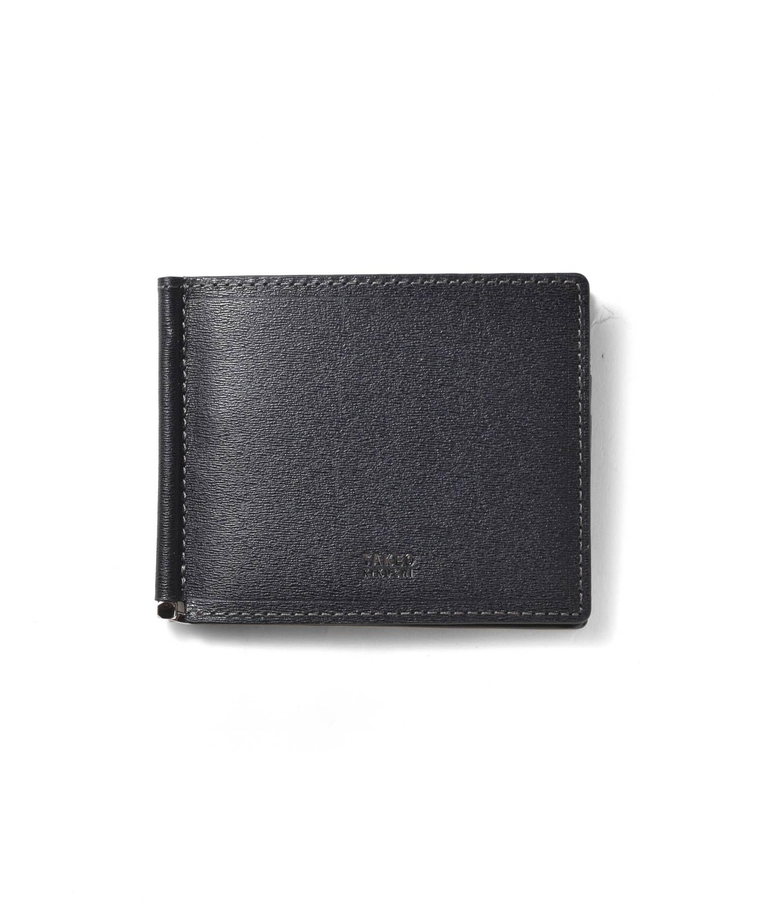 

Takeo Kikuchi Max Money Clip, Pure Bill, No Coin Pocket, Cowhide Leather, No. 728614, Black