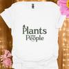 T-shirt Plantes sur Personnes | T-shirt Typographie Amoureux des Plantes