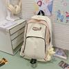 Schoolbag Large Capacity Junior High School Student School Bag Girl ins Wind Japanese Backpack Tide Simple Versatile Travel Backpack