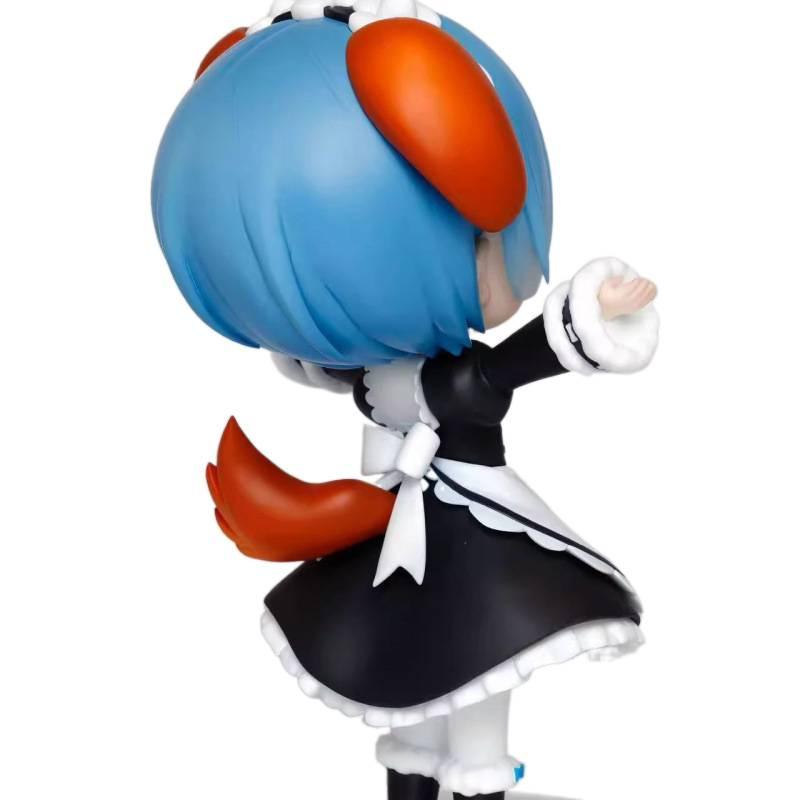 Puppy Rem Figure from Scratch, Another World Life, Anime Beautiful Girl Series Doll Chassis Small Ornament
