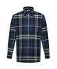 DAKS SHIRTS Easy Care Poly Blend Check Shirt Regular Fit Green_Dlw2Shcl442E1