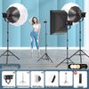 300W LED Studio Photography Light with Deep Parabolic Softbox