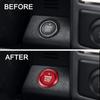 TOMALL Aluminum Engine Start Stop Push Button Cover Trim Compatible with Ford F-150 2016- Car Engine Ignition Start Button Cap Surrounding Trim Ring