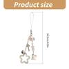 Fashion Star Rabbits Bead Hangings Pendant Phone Charm Lanyard Pocket Keychain Strap Bag Decoration Wallet Pendants