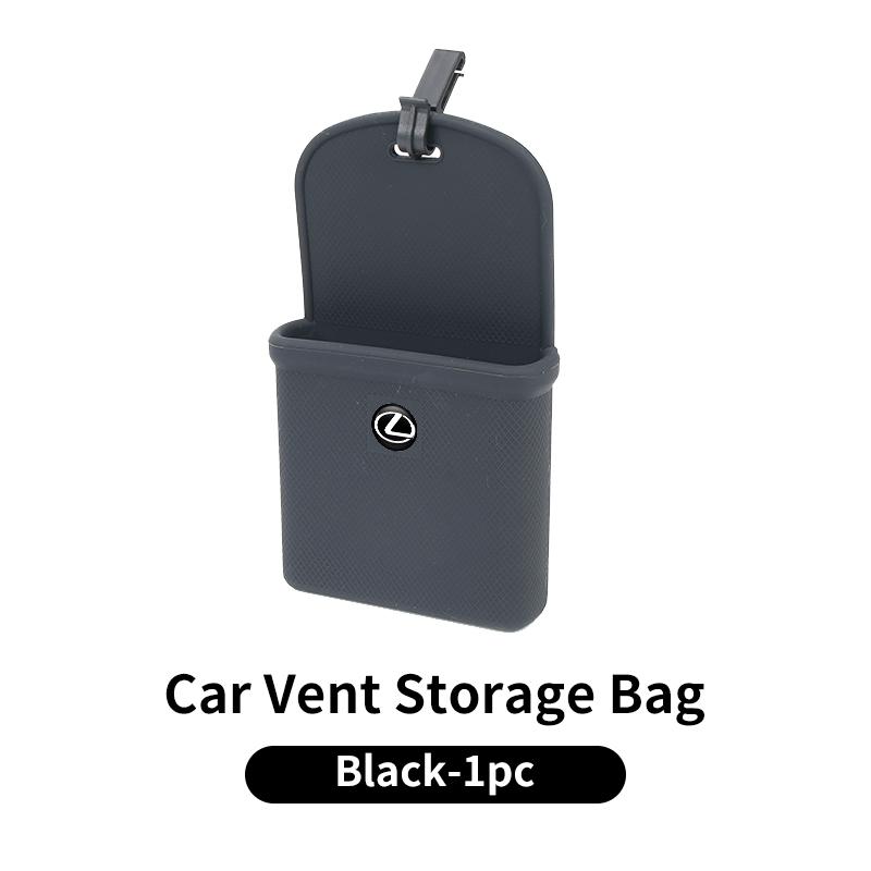 

Car Vent Storage Box Storage Bag Tidy Organizer Phone Holder Interior For Lexus F SPORT ES ES300 GS IS GS200 LS LX570 RX300 IS25