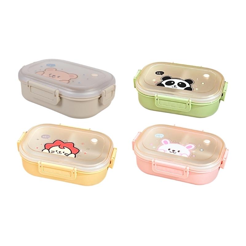 Stackable Bentos Box With Removable Inserts Multi Compartment Food Storage Container For Outdoor Activity
