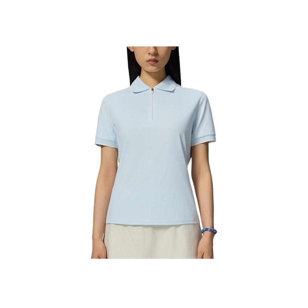 Saucony Casual Sports Loose Comfortable Breathable Polo Shirt Women tops Ice-Smoke-Green SA1250SP63T-GE200