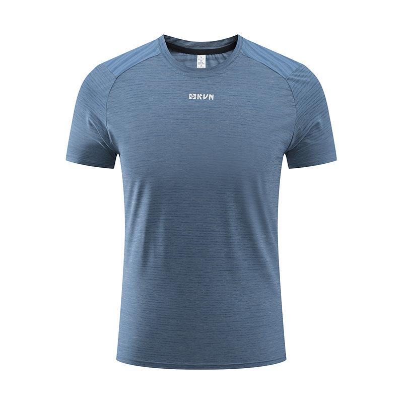 

Эластичная быстросохнущая футболка с коротким рукавом из ледяного шелка для бега, йоги и фитнеса на открытом воздухе - Летняя коллекция для мужчин и женщин XL