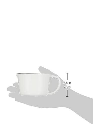 Pearl Metal Measuring Cup, White, 400ml, Enamel, Blanc Kitchen, HB-4434