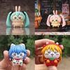 Chiikawausagi Cos Hatsune Miku Pvc Art Toy For Collectors Ussachi And Asuka Character Display