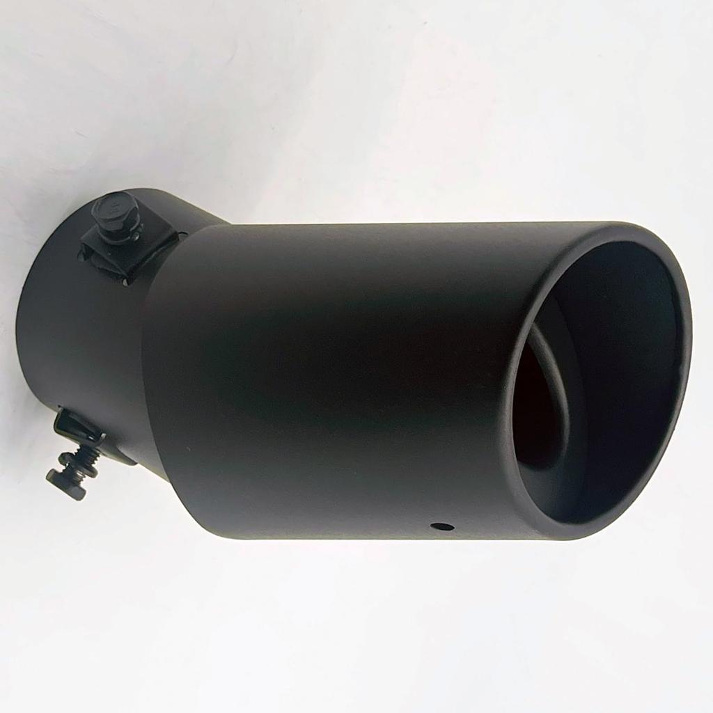 LEXOR Muffler Cutter, Single, Downward, Tune, General, Flip-up, Matte Black, Mini Car, Stainless Steel, Large Diameter, Aero Parts, Dress Up