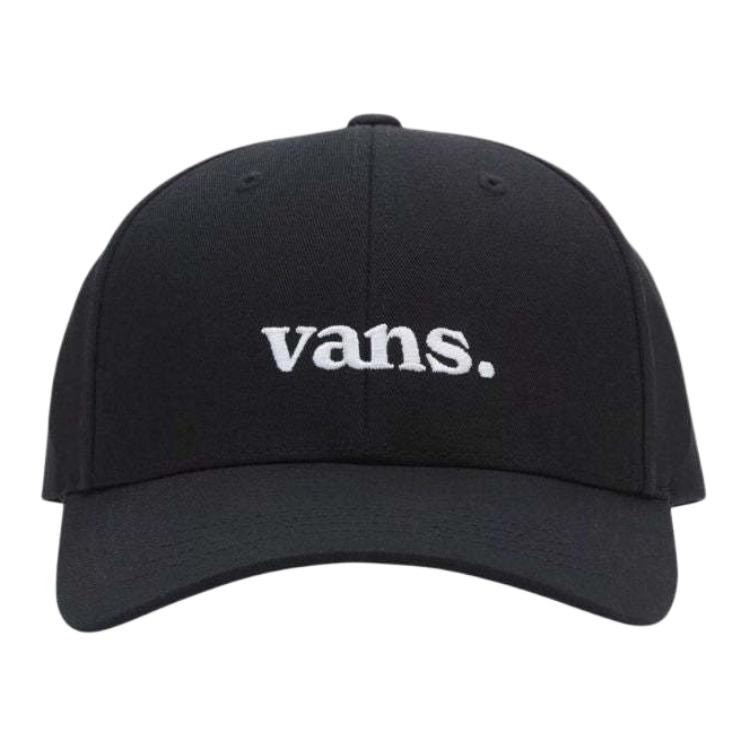 Vans Original Design Cotton Baseball Caps Unisex Black VN0008P6BLK F