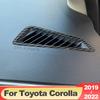 For Toyota Corolla E210    2022 12th Stainless Car A Pillar Air Outlet Bezel Trim Ring Frame Stickers Accessories