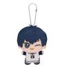 10cm Anime Volleyball Boy Blue Lock Kawaii Bag Charm Key Ring Isagi Mikage Reo Rin Itoshi Itoshi Sae Plush Plaything Kids Gift