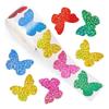 500 Sheets/Roll Colorful Small Tulip Flower Laser Stickers, Holiday Decoration Material, Self-Adhesive Sealing Labels