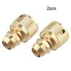 Expandable Hose Connector Brass Hose Connector For Watering 2pcs Connectors Adapter For Garden Watering System