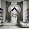 Udinese Calcio logo Wall Hanging Printed Fabric Blanket Decorative Tapestries for Bedroom Living Room Home Decor