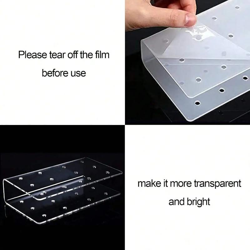 1/2 db Akril Lollypop Állvány 15 Lyukú Átlátszó Cukorka Állvány Kiállító Állvány Esküvői Buli Desszert Bingtanghulu Kiállító Állvány