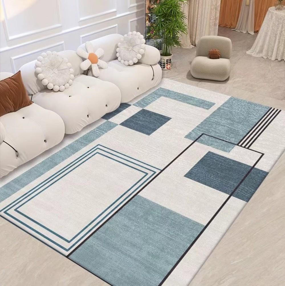 Scandinavian Style Geometric Rug Living Room Study Wearable Design Modern Home Studio Ins Style Space