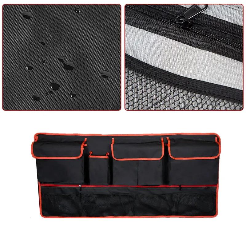 1pc Multi-Pocket Car Trunk Organizer Universal Car Storage Pocket Car Hanging Back Seat Storage Bag Auto Interior Accessories