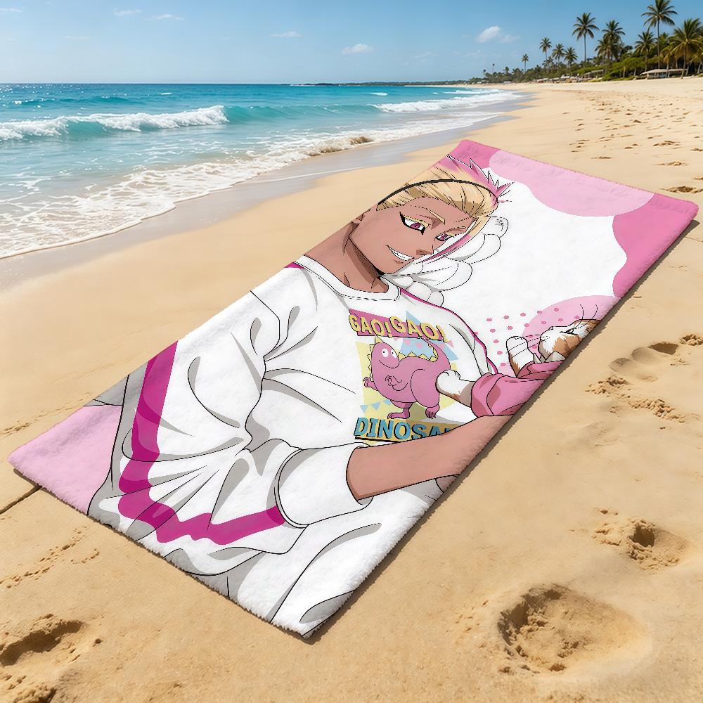 Anime S-Shidou R-Ryusei Towel For Outdoor Camping Beach Towel Super Absorbent Quick-Drying Summer Towel