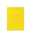 Paper Shopping Bags 50 pcs with Handles Yellow 32 x 17 x 44 cm