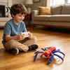 360 Degree Rotating Vehicles RC Wall Climbing Spider Toy, Rechargeable Crawler Spider, Remote Control Vacuum Adsorption Crawling Gadgets Spins