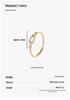 Cui Yan S925 Sterling Silver Korean Full Diamond Horseshoe Buckle Index Finger Ring for Women