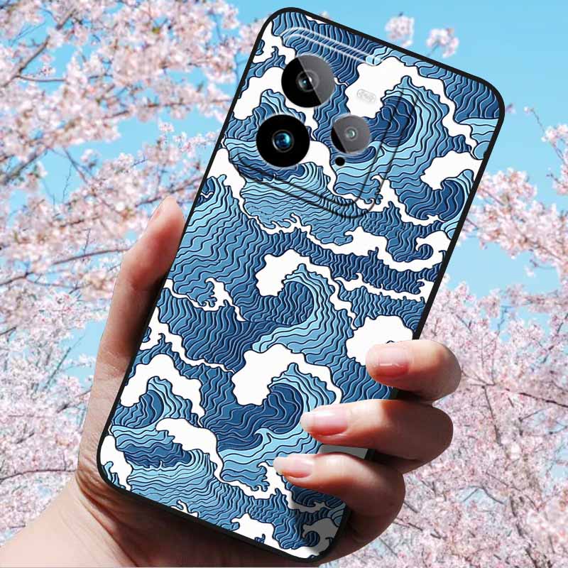 For Realme GT 7 Pro 5G 6.78"Case 3D Relief Soft Silicone Cover Retro Embossed for Realme GT 7 Pro Phone 3D Soft Protection Case